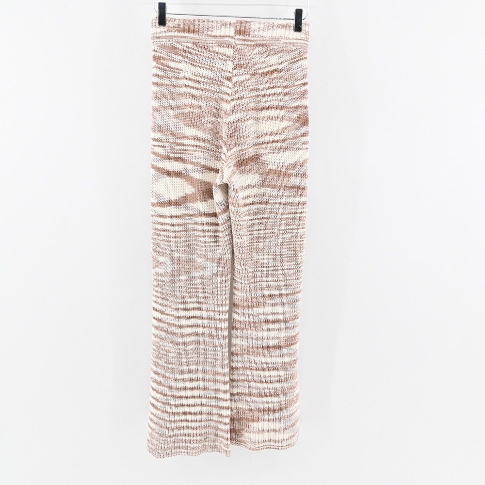 SPIRITUAL GANGSTER Pants Womens‎ Size XS Brown Space Dye Wide Leg Jordana Knit - Picture 4 of 12